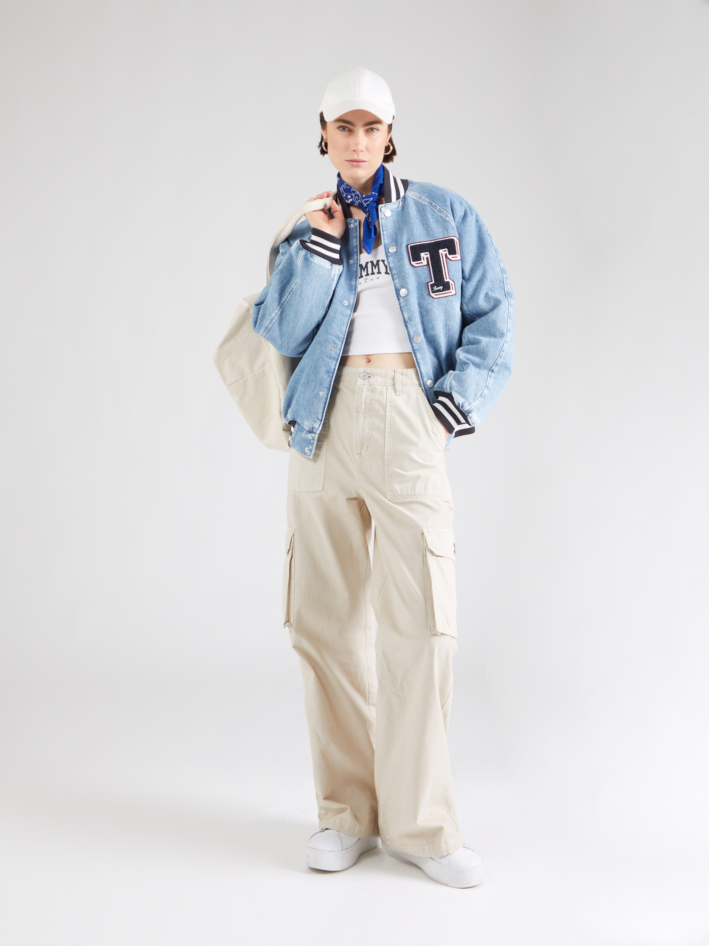 Between season jacket Navy Blue denim S