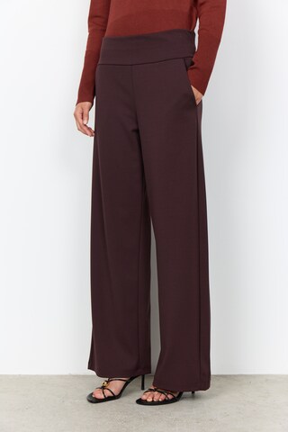Loosefit Pantalon 'Siham 48' Soyaconcept en marron : devant