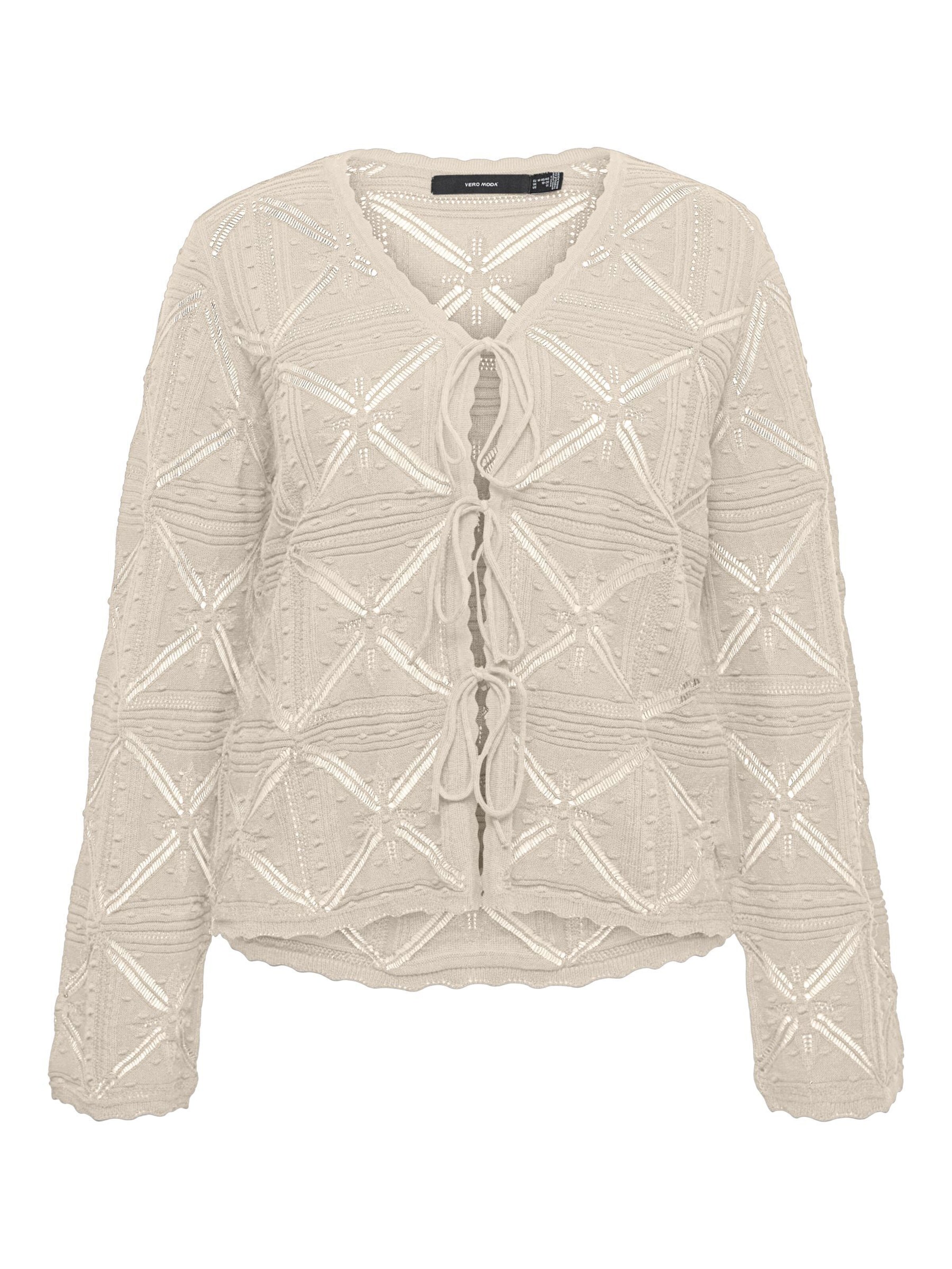 Vero Moda Curve Knit Cardigan 'VMCLola' in Light beige, Item view