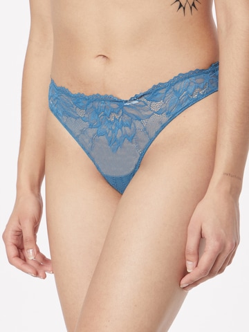 Calvin Klein Thong in Blue: front