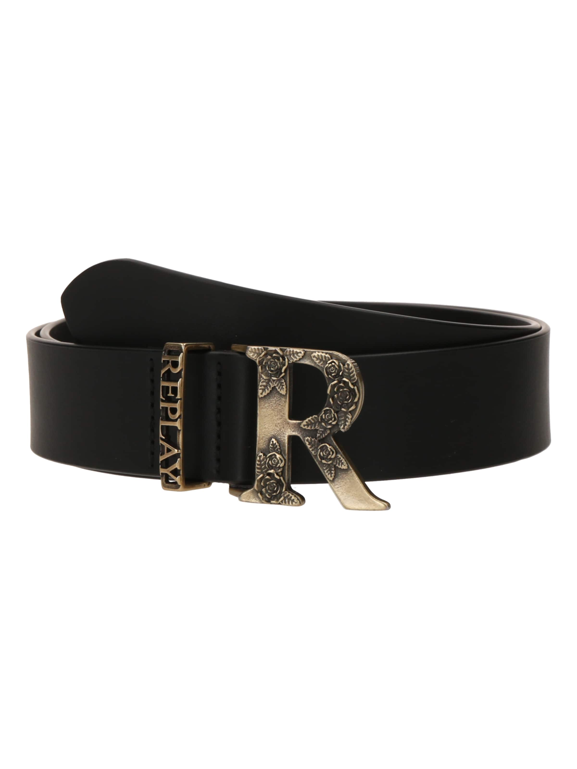 Ceinture REPLAY en noir : devant