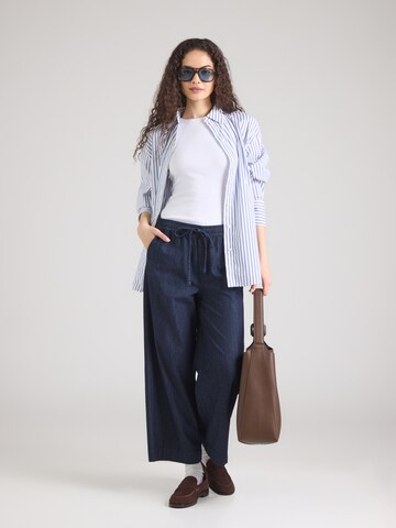 MORE & MORE Wide leg Jeans in Blauw