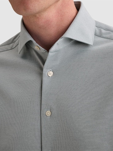 VANGUARD Regular fit Overhemd 'Elevated Knit shirt with two-tone effect' in Blauw