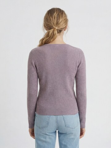 Antargo Sweater 'Basic Longsleeve with Buttons' in Pink