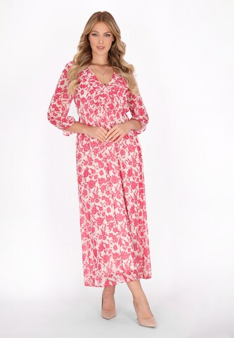 Abito 'Fashion Look' di faina in rosa: frontale