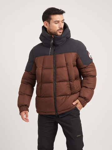 Veste d’hiver 'Luna' JACK1T en marron : devant
