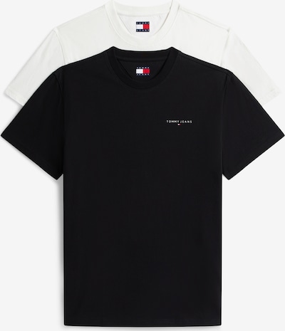 Tommy Jeans Majica u crna / bijela, Pregled proizvoda
