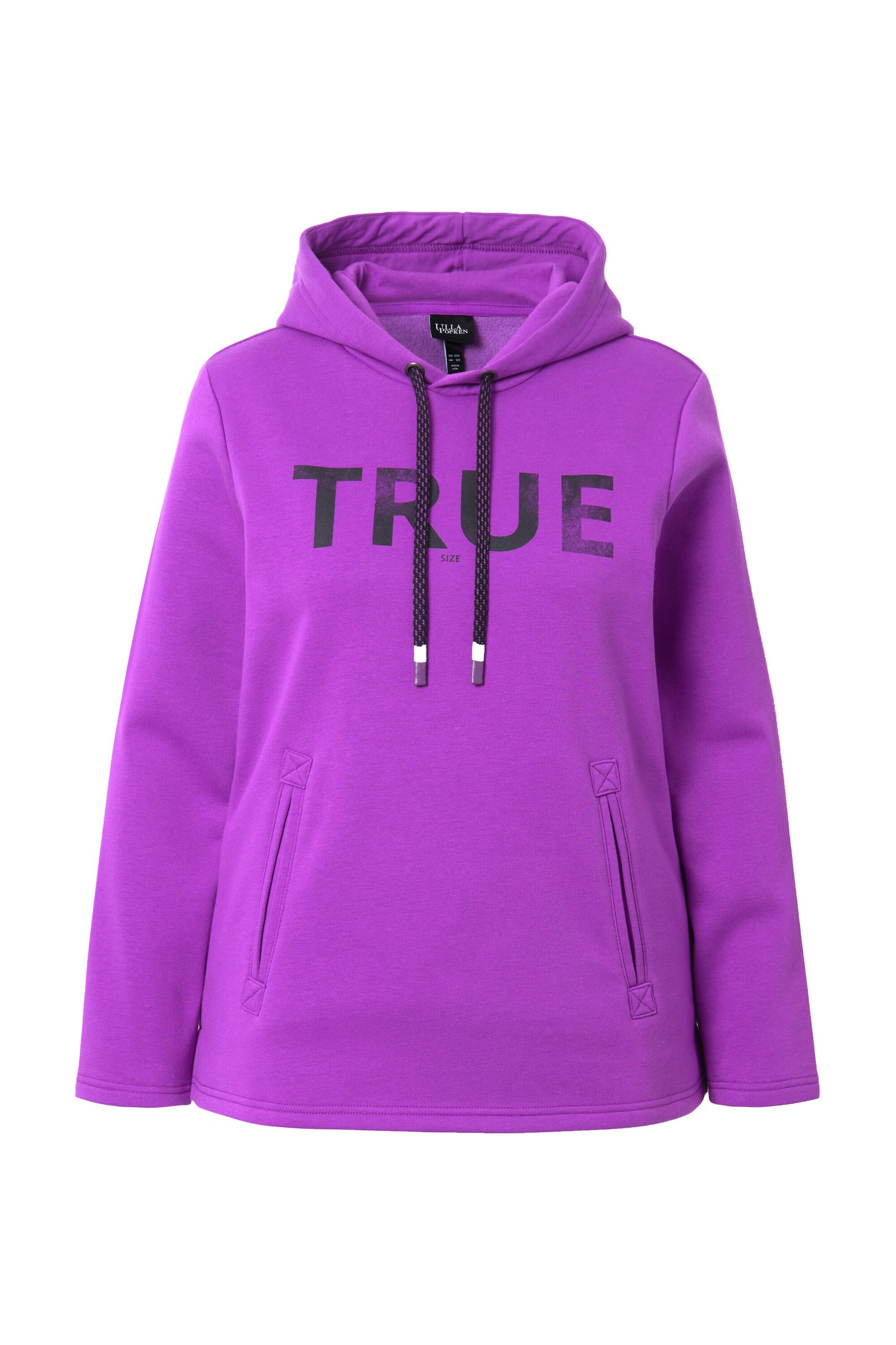 Ulla Popken Sweatshirt in Purple: front