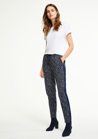 comma casual identity Regular Hose in Blau