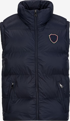 19V69 ITALIA Weste 'Joel' in Blau: Vorderseite