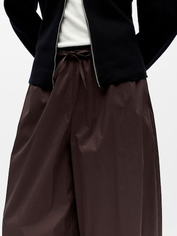 Baggy Pantalon 'OBJFIE' OBJECT en marron