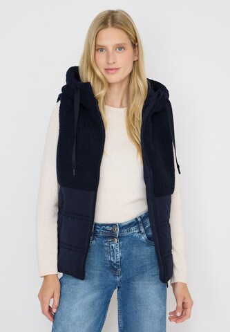 CECIL Vest in Blue: front