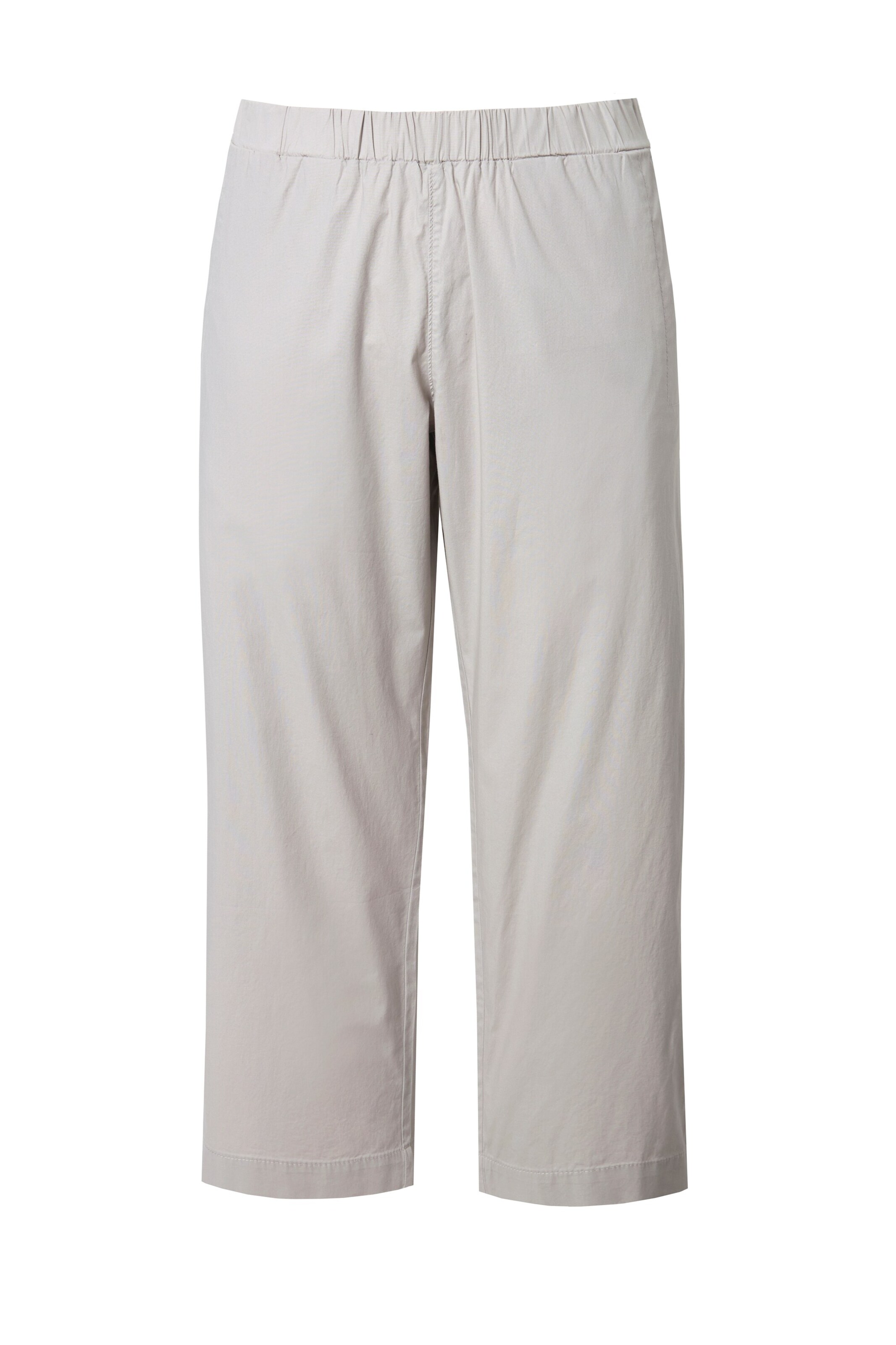 Ulla Popken Chino trousers 'Ruby' in Grey: front