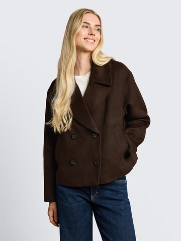 TOM TAILOR DENIM Prechodná bunda - Hnedá: predná strana