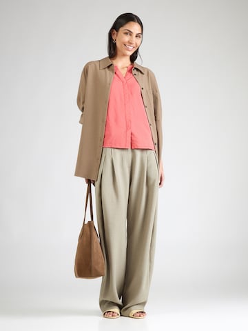 Camicia da donna di QS in rosso