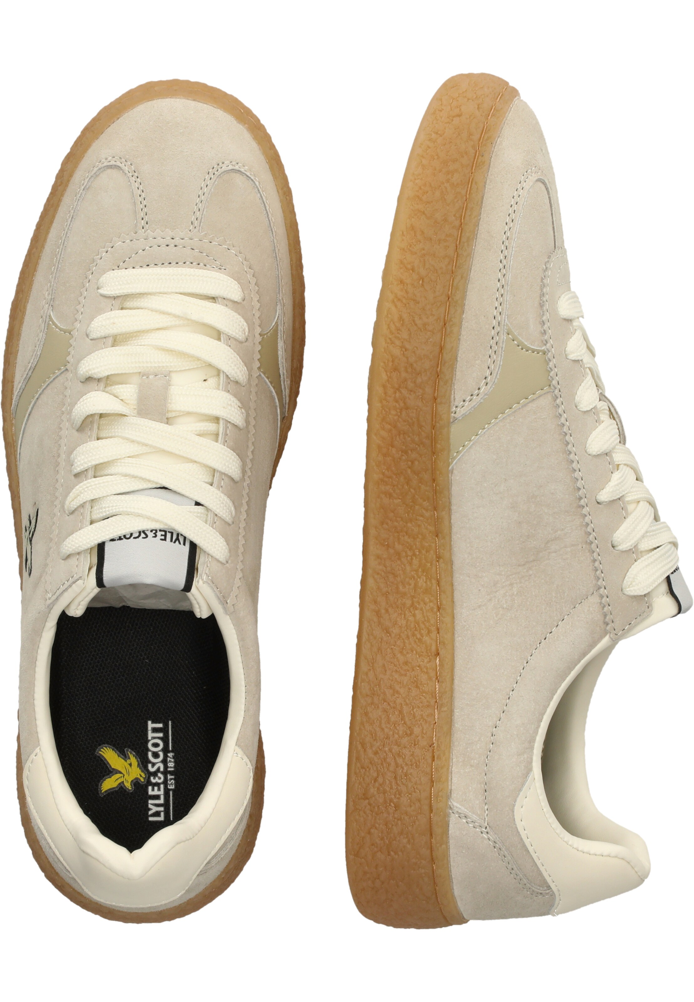 Lyle & Scott Platform trainers 'Duncan' in Beige