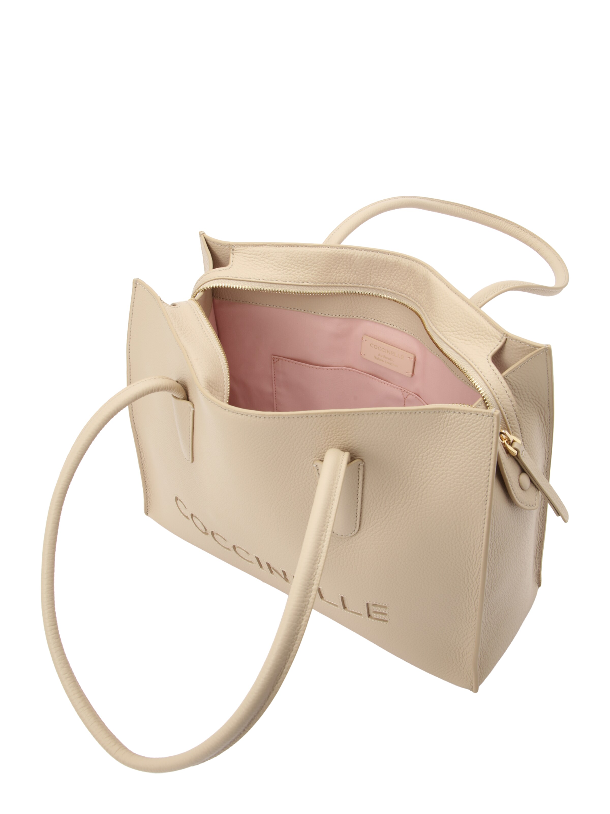Coccinelle Schultertasche 'MYRTHA26' in Beige
