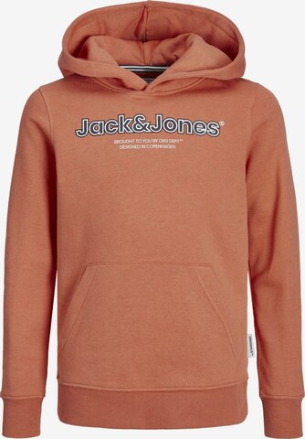 Jack & Jones Junior Sweatshirt 'Lakewood' in Orange: predná strana