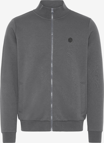 BLEND Sweatvest ' BHTomi ' in Grijs: voorkant