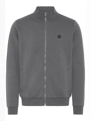 BLEND Sweatvest 'BHTomi' in Grijs: voorkant