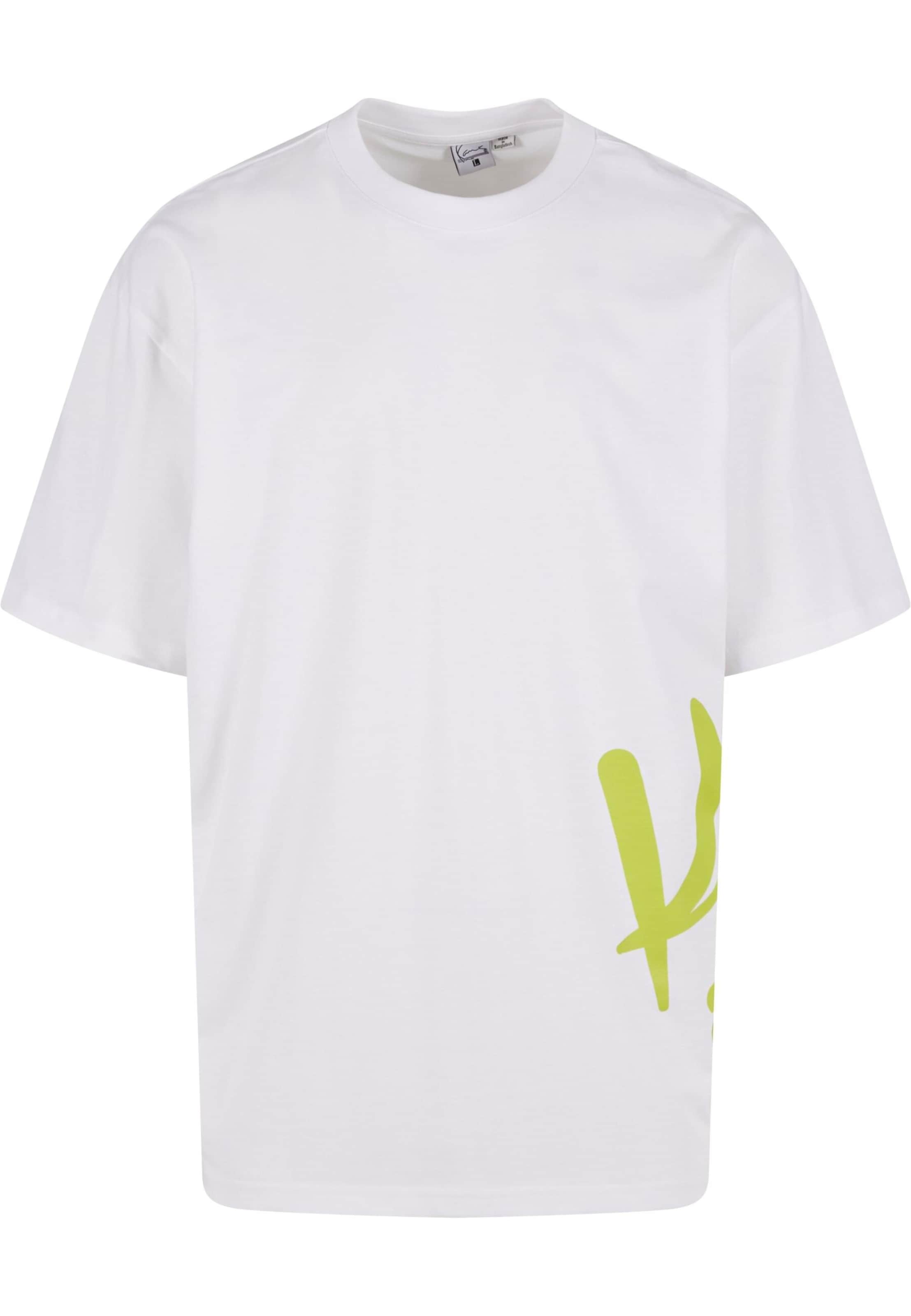 Karl Kani Shirt 'Woven Signature' in White: front