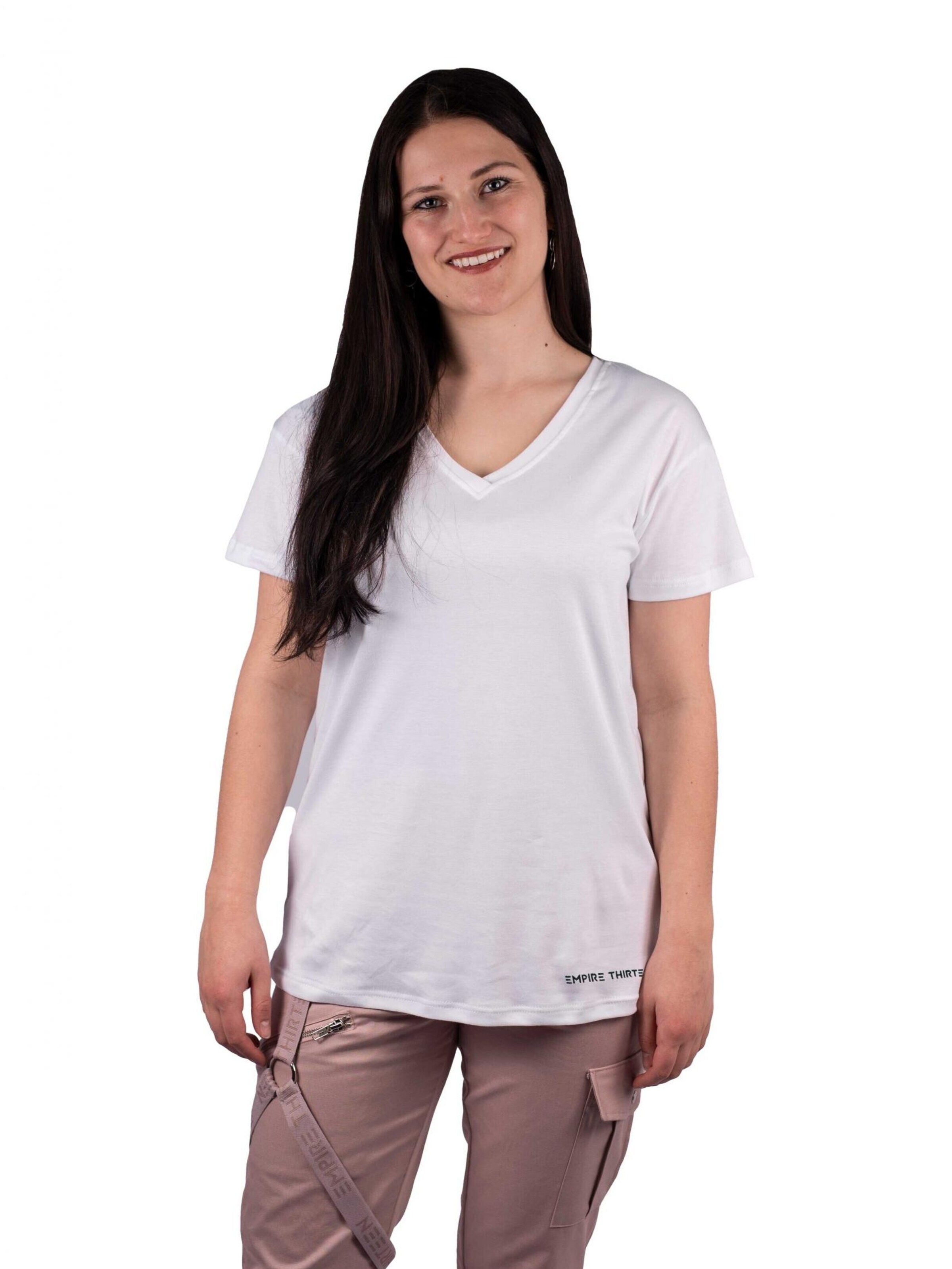 Empire-Thirteen Shirt in White: front