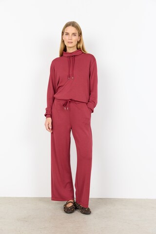 Soyaconcept Wide leg Pants 'Banu 33' in Red