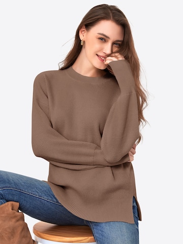 Imily Bela Pullover i brun: forside