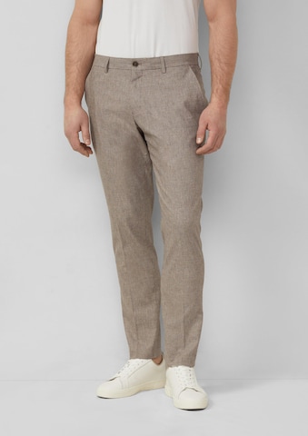 Coupe slim Pantalon ' S.OPURE ' s.Oliver en marron