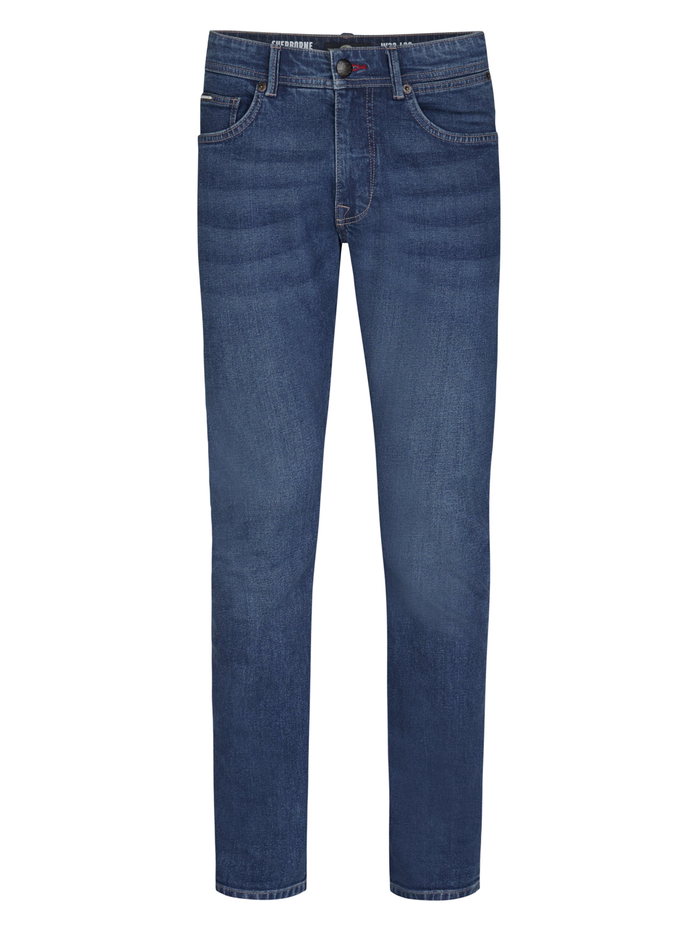 Petrol Industries Slimfit Farkut 'Palmstone' värissä sininen: etupuoli