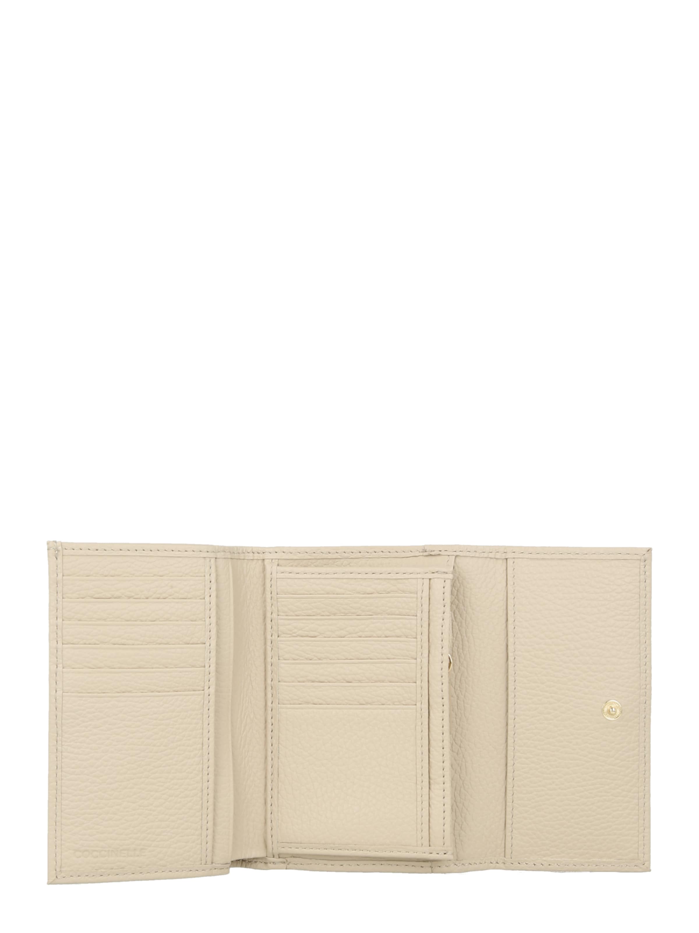 Coccinelle Портмоне 'METALLIC SOFT' в бежово