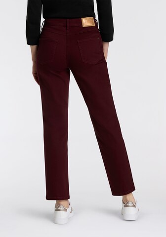MAC Regular Jeans 'Melanie' in Red