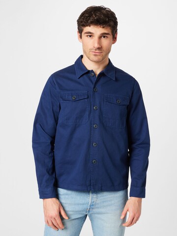 BLEND Regular fit Button Up Shirt in Blue: front