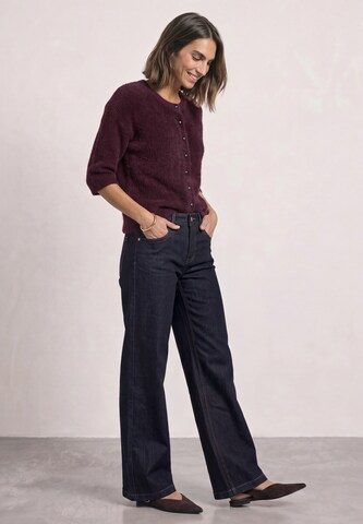 STREET ONE Knit Cardigan in Red