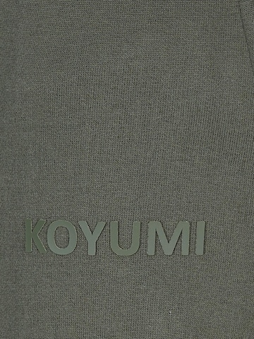 Koyumi Regular Workout Pants 'Panther Loon' in Green