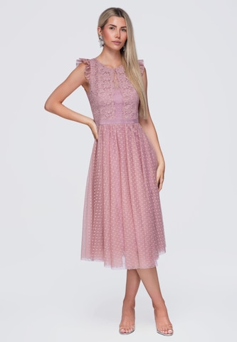 Ombre Cocktailjurk in Roze
