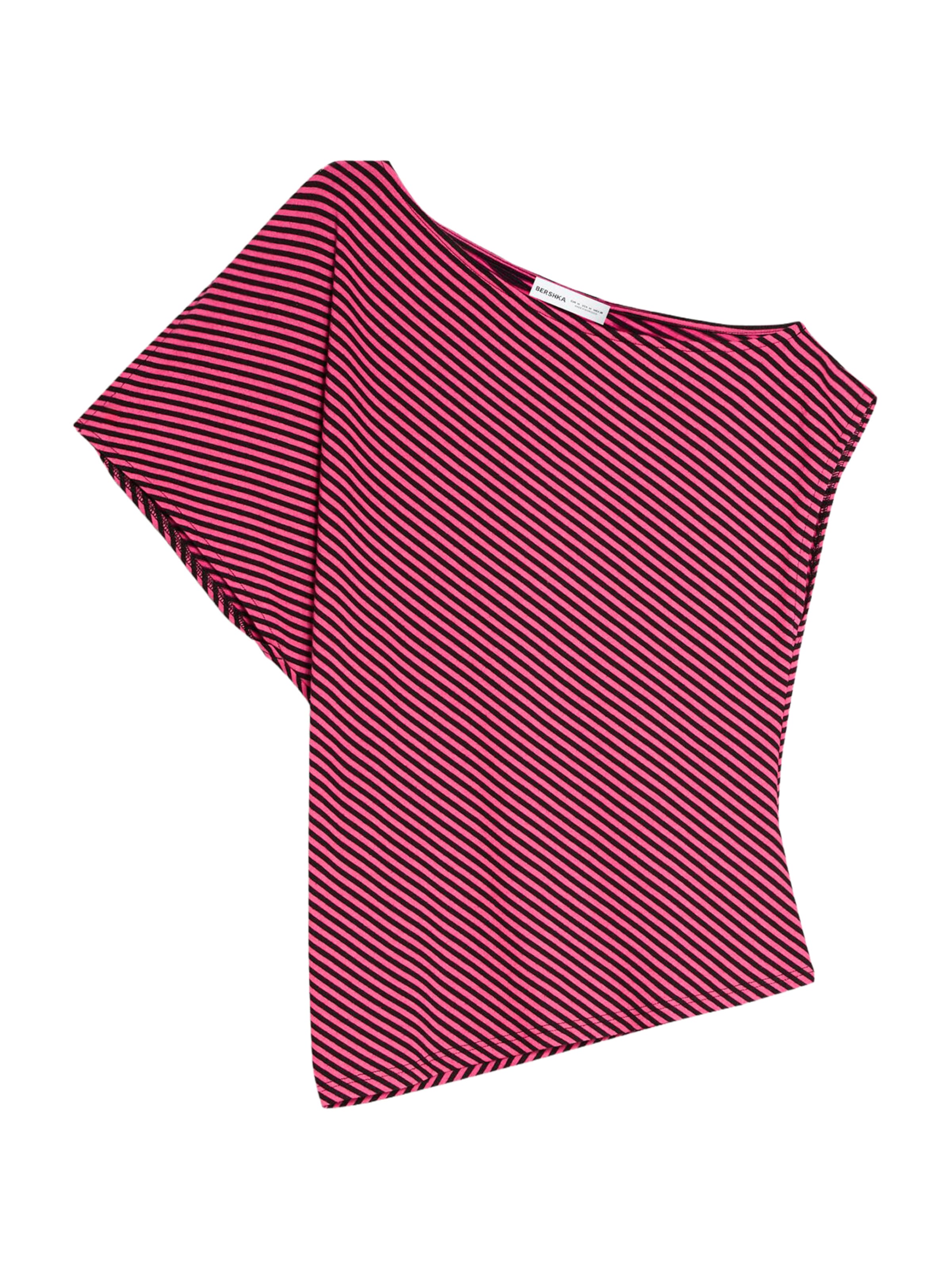 Bershka T-Shirt in Pink: Vorderseite