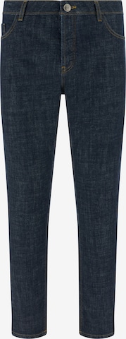 mėlyna Boggi Milano Prigludęs Džinsai: priekis