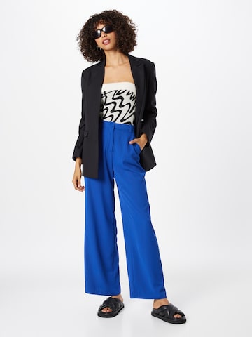 SISTERS POINT Wide Leg Hose 'VAGNA' in Blau