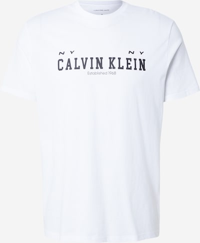 Marškinėliai iš Calvin Klein Jeans, spalva – juoda / balta, Prekių apžvalga