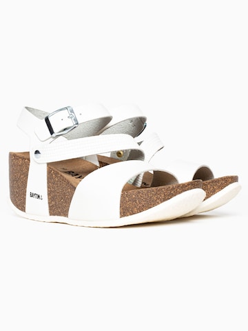 Bayton Strap sandal in White