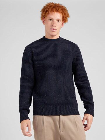 SELECTED HOMME Sweater 'Land' in Blue: front