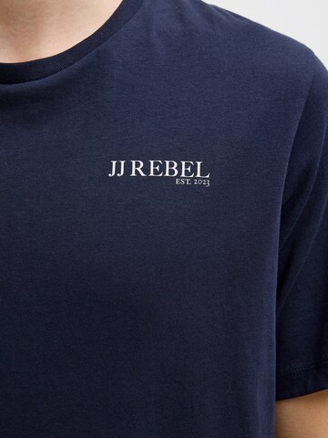 JJ Rebel Μπλουζάκι 'JREBBERN' σε μπλε