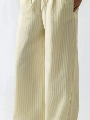 Wide Leg Pantalon Hiccup en jaune