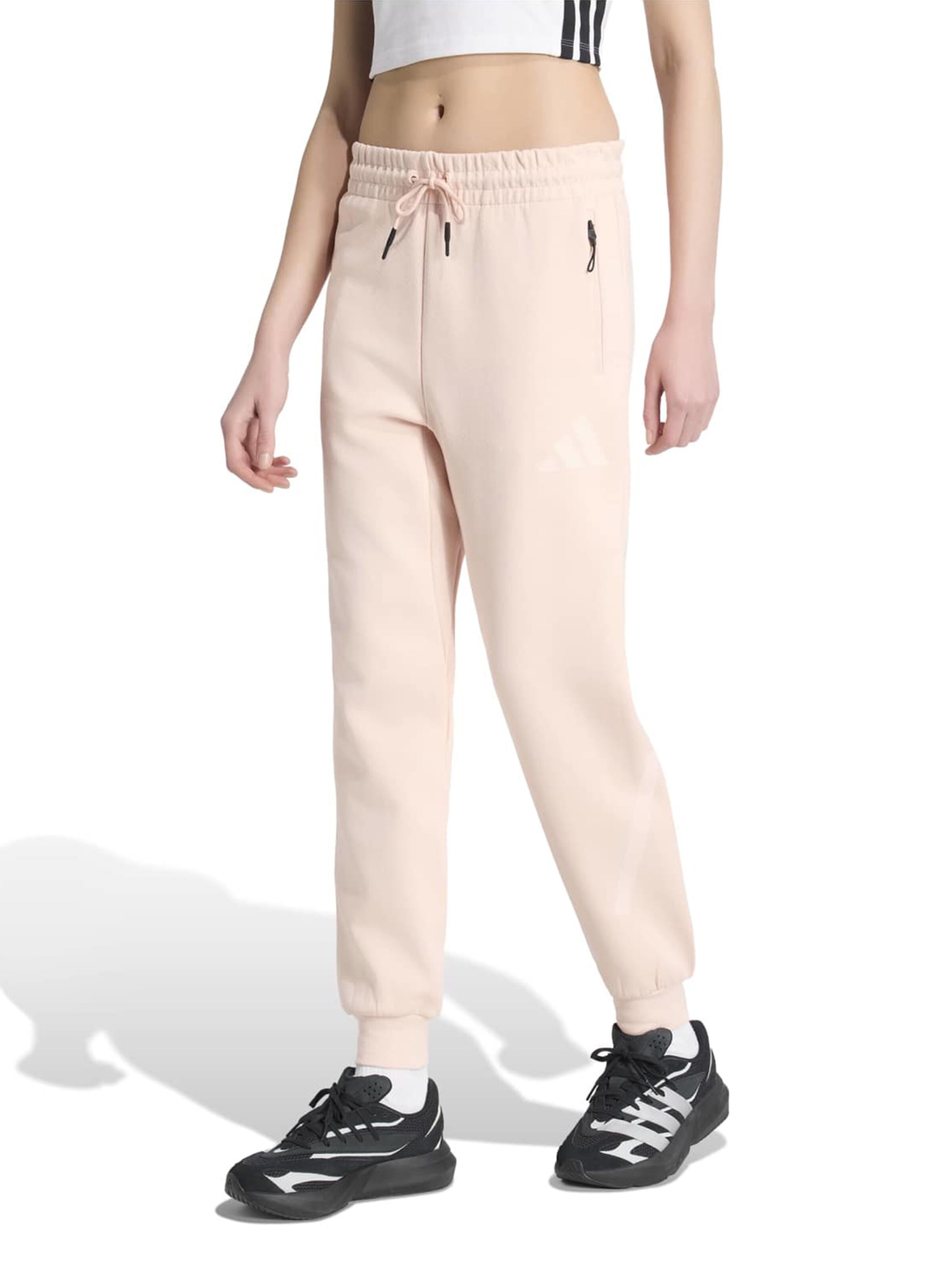 ADIDAS SPORTSWEAR Zwężany krój Spodnie sportowe 'Z.N.E.' w kolorze różowy: przód