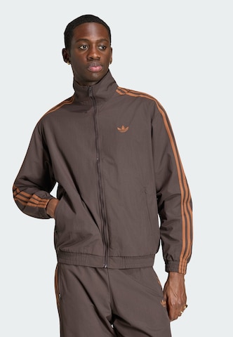 ADIDAS ORIGINALS - Chaqueta de entretiempo 'Firebird' en marrón: frente