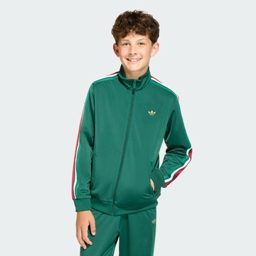 ADIDAS ORIGINALS Sweatvest 'Firebird' in Groen: voorkant