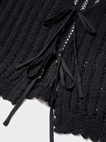 MANGO Knit Cardigan 'Rustia' in Black