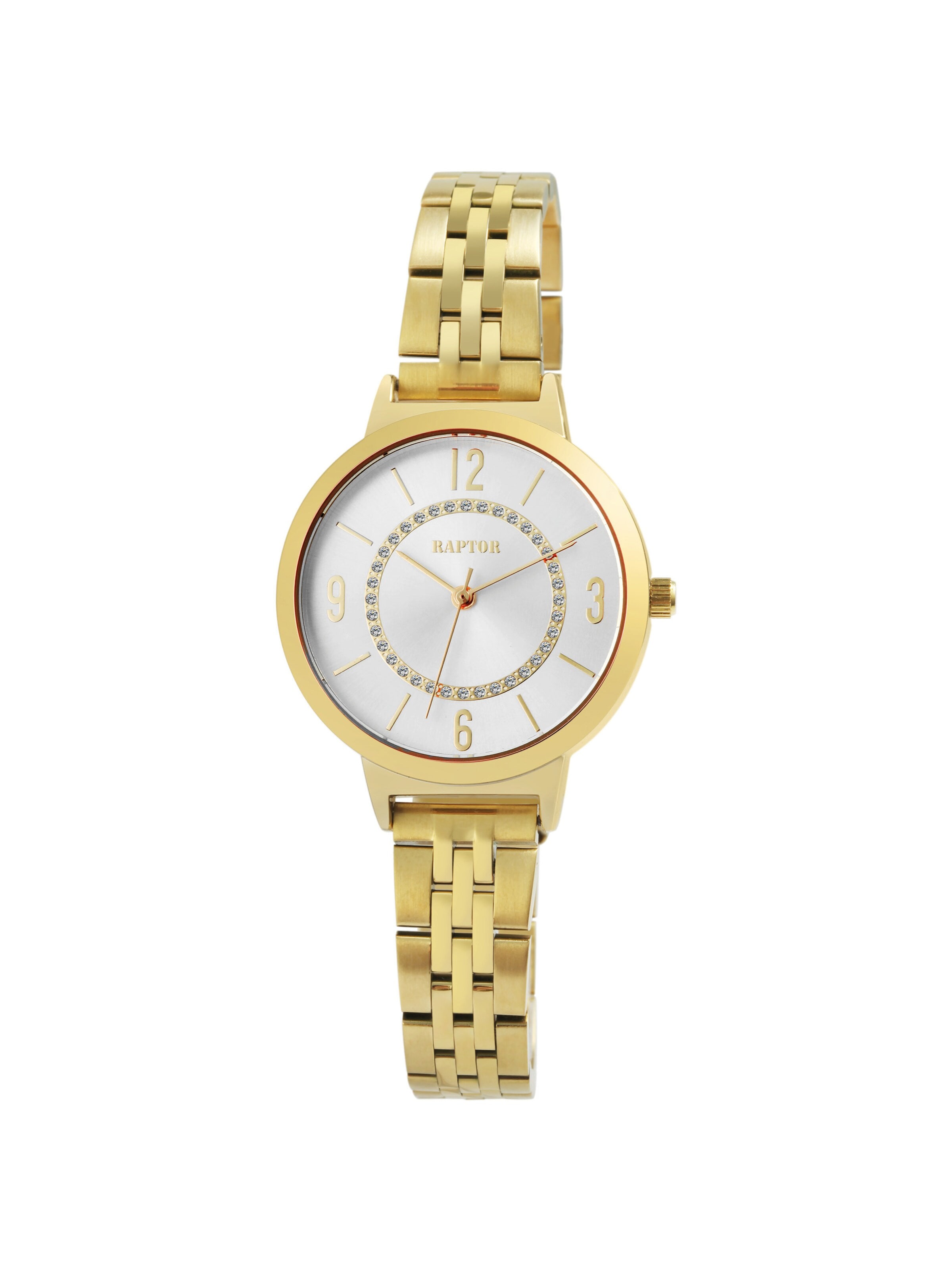 Raptor Analog Watch 'Sara 3 ATM' in Gold