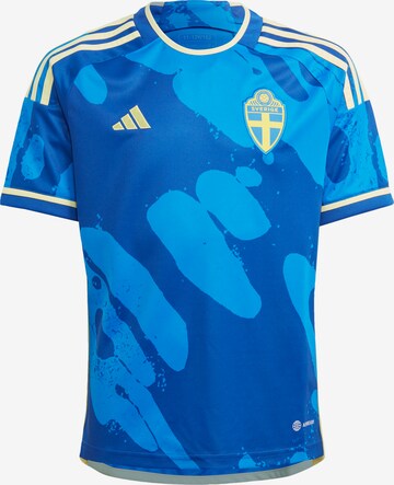 ADIDAS PERFORMANCE Functioneel shirt 'Schweden Frauenteam 23' in Blauw: voorkant